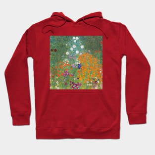 Gustav Klimt Flower Garden Famous Art Hoodie